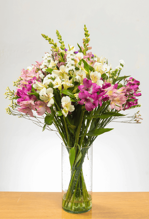 Bouquet de Verano Colores Pasteles x 25 tallos. - FLORES DE LA PLAZOLETA