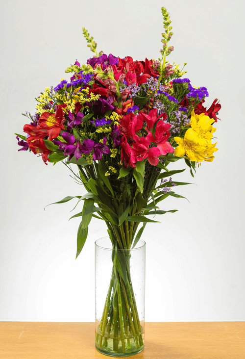 Bouquet de Verano Colores Vivos x 25 tallos. - FLORES DE LA PLAZOLETA